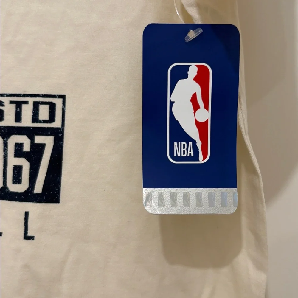 NWT [NBA] Indiana Pacers NBA Short-Sleeved T-Shirt Off White/Navy Men’s L XL 2XL - Picture 9 of 9